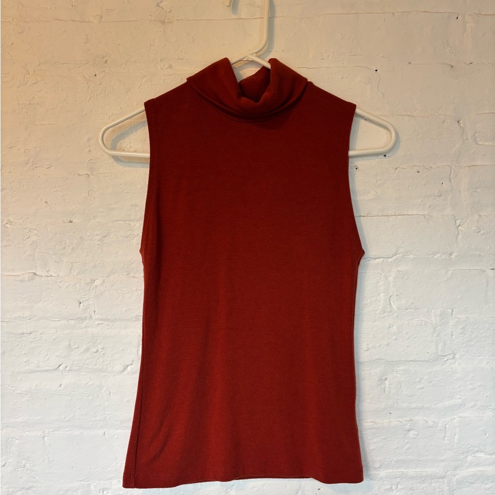 Alice + Olivia Sleeveless Turtleneck Top